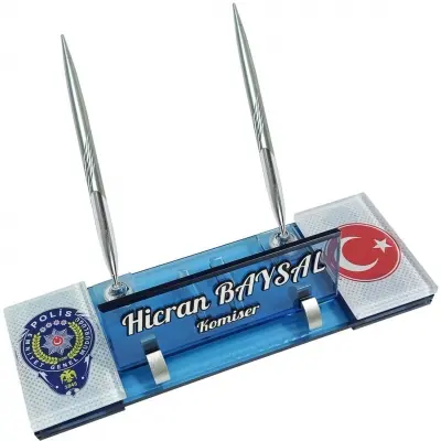 Sentez Polise Hediye Masa İsimliği